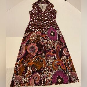 Ivy Jane from Dallas, Texas! Floral Sleeveless Maxi Dress, XS